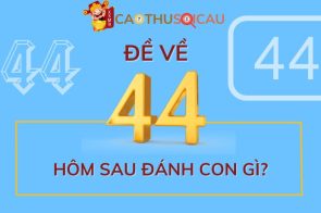 Cao thủ chia sẻ đề về 44 hôm sau đánh con gì không nên bỏ qua