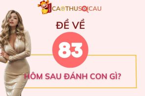 Soi cầu đề về 83 hôm sau đánh con gì chuẩn nhất