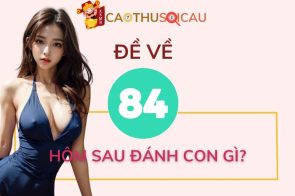 Dự đoán hôm trước đề về 84 hôm sau đánh con gì? 