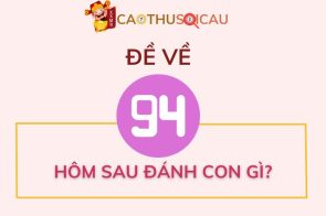 Thống kê hôm trước đề về 94 hôm sau đánh con gì?